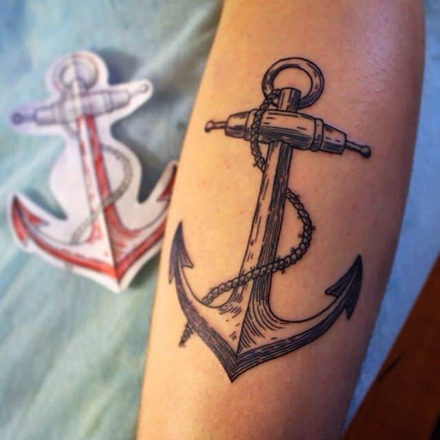 Anchor tattoo