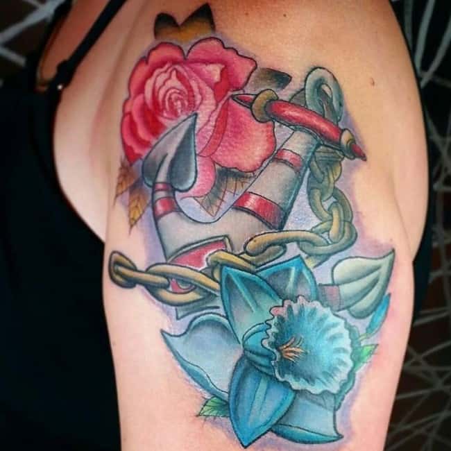 Anchor tattoo