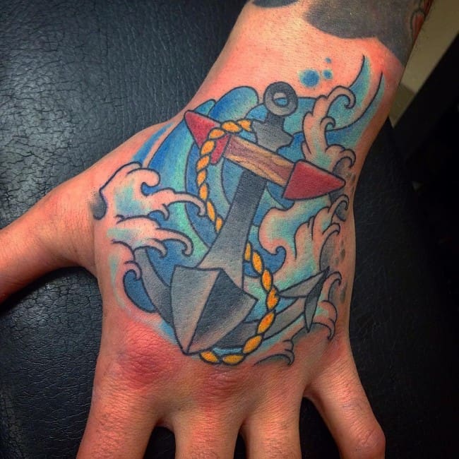 Anchor tattoo