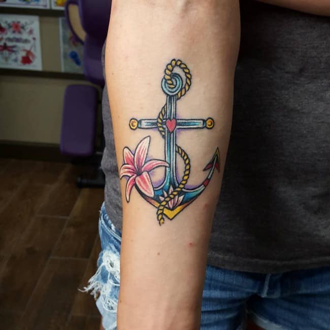 Anchor tattoo