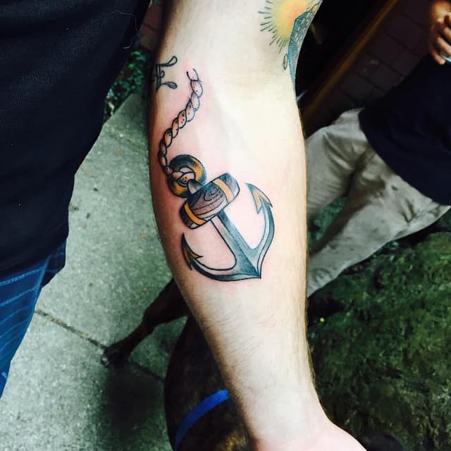 Anchor tattoo