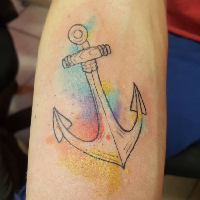 Anchor tattoo