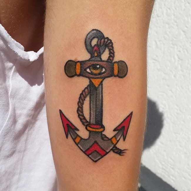 Anchor tattoo