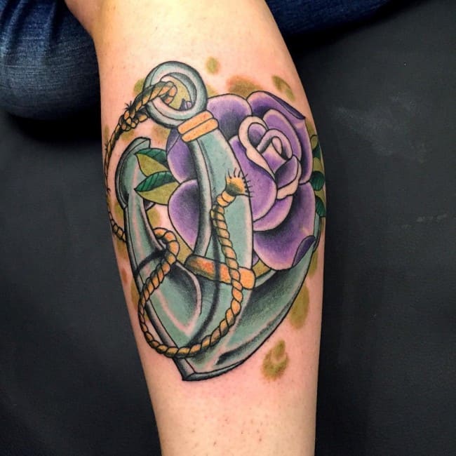 Anchor tattoo