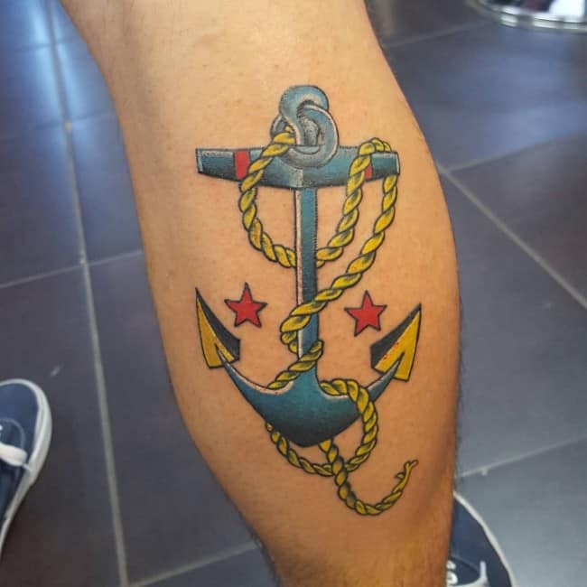 Anchor tattoo