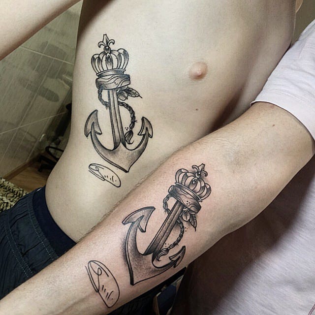 Anchor tattoo