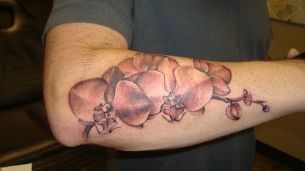 70 Orchid Tattoos For Men  Timeless Flower Design Ideas  Orchid tattoo  Tattoos for guys Flower tattoo sleeve