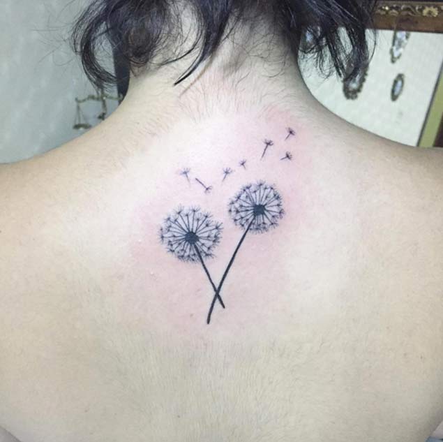 Dandelion Tattoo by Giscard Alves