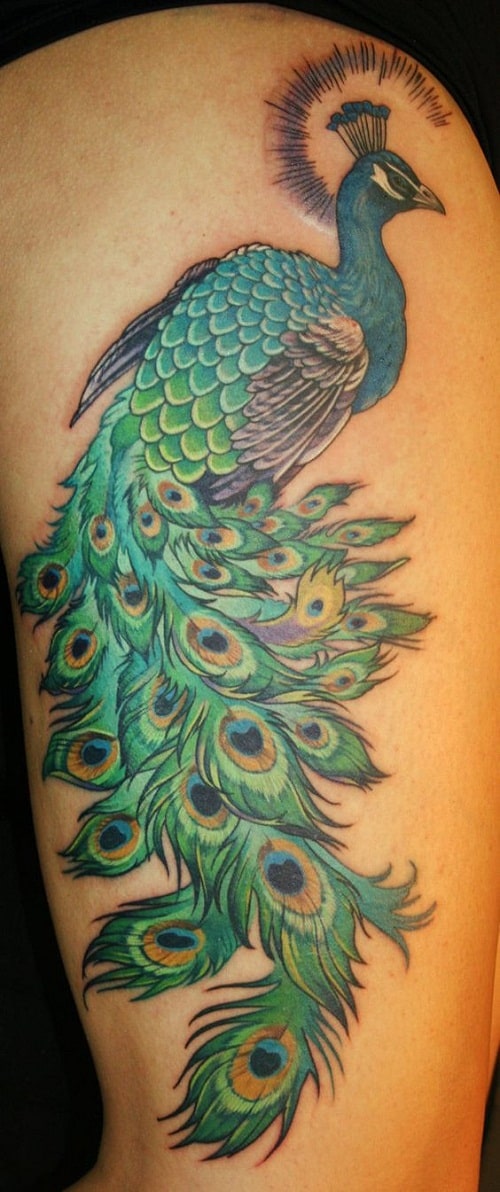 Breathtakingly Beautiful Peacock Tattoos