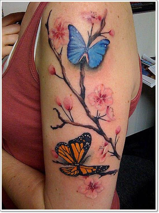 cherry-blossom-butterflies-tattoo