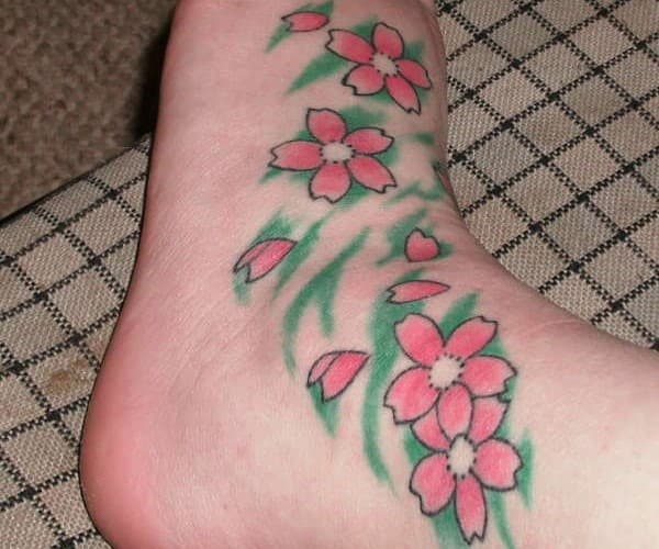 150 Cherry Blossom Tattoo Designs & Meanings