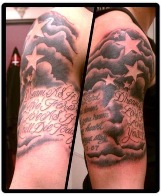 150 Amazing Cloud Tattoos For Men And Women