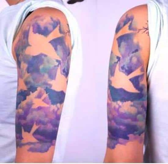 150 Amazing Cloud Tattoos Meanings (Ultimate Guide 2020)