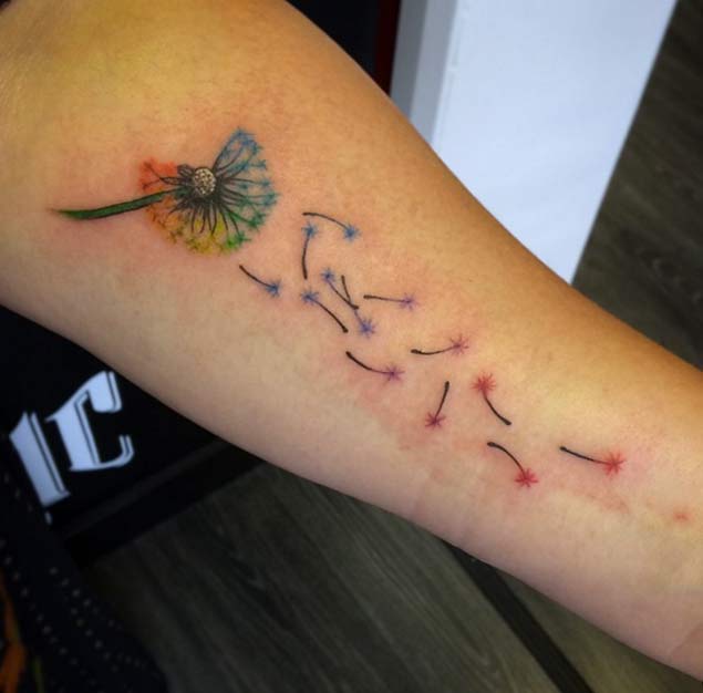 Dandelion Tattoo - Realistic Temporary Tattoos | Tattoo Icon – TattooIcon