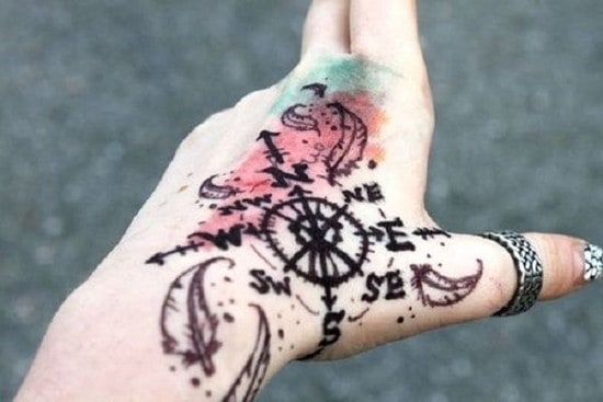 compass-tattoo-design12