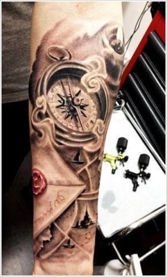 compass-tattoo-designs-1