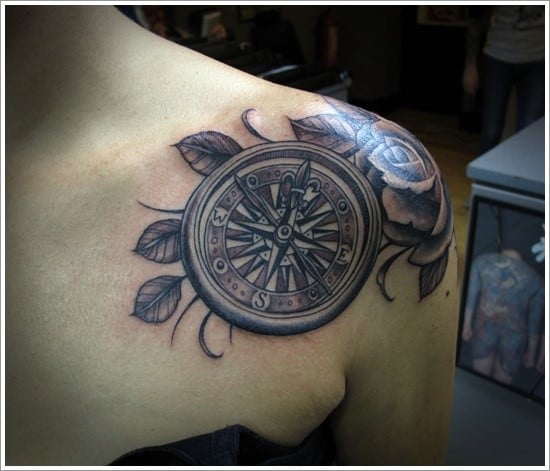 compass-tattoo-designs-16