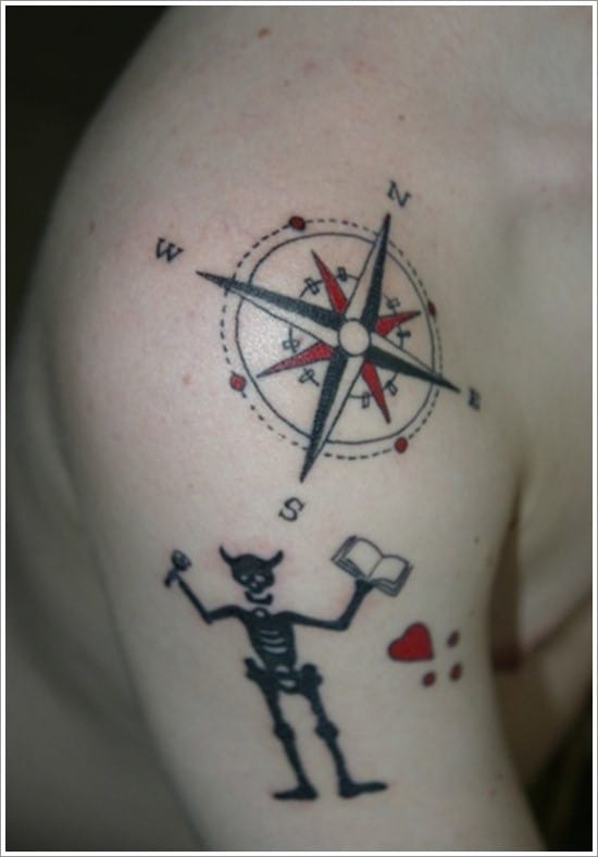 compass-tattoo-designs-19
