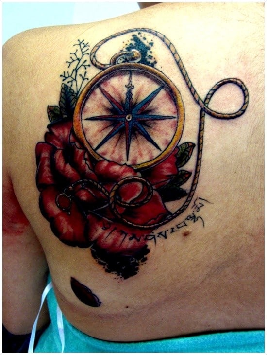 compass-tattoo-designs-23