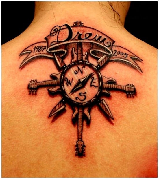 compass-tattoo-designs-25