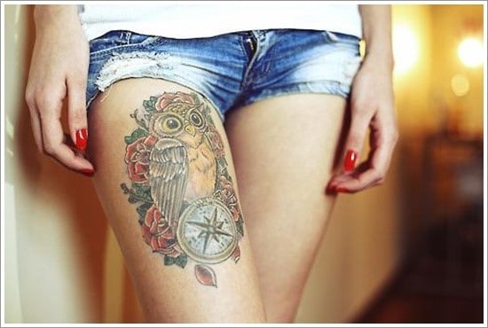 compass-tattoo-designs-30