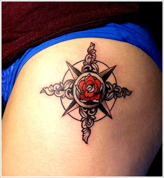 compass-tattoo-designs-4