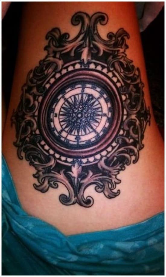 compass-tattoo-designs-5