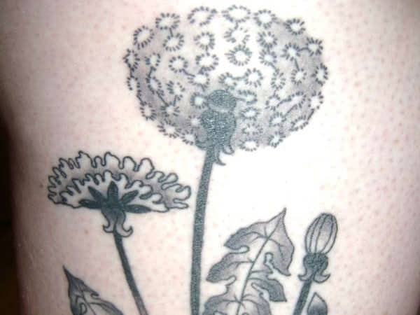 cool-dandelion-tattoo