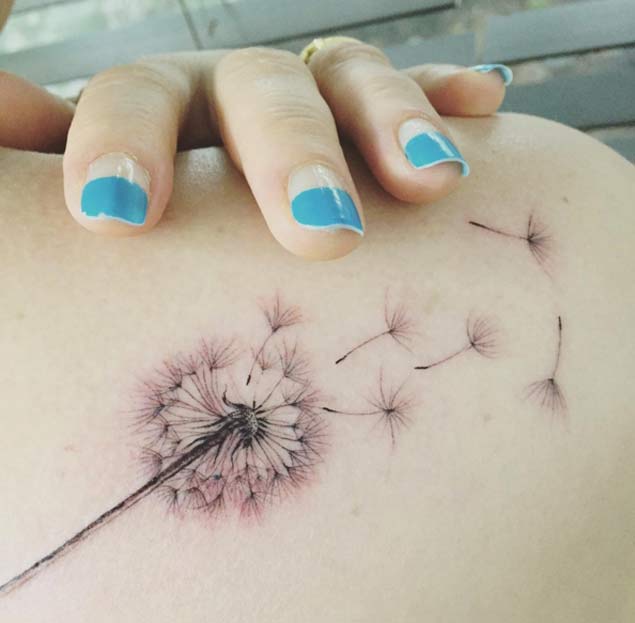 Dandelion Tattoos - Etsy