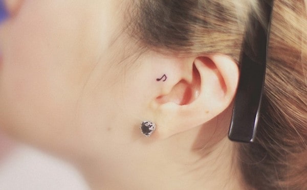 111 Ear Tattoo Ideas That Go From Subtle To Wild  Bored Panda