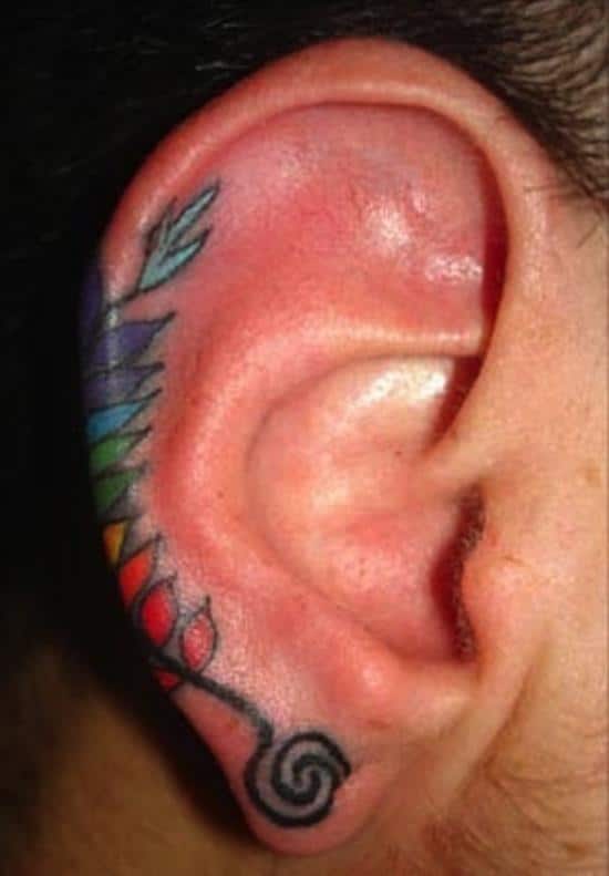 150 Sensuous Inner-Behind The Ear Tattoos (Ultimate Guide, July 2020)