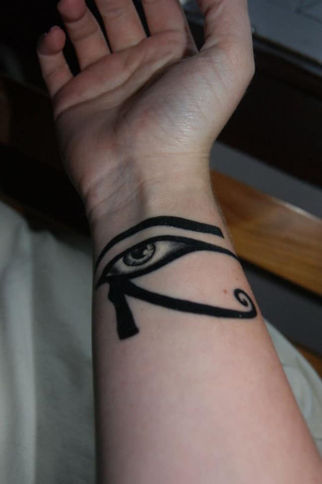 eye of Ra tattoo