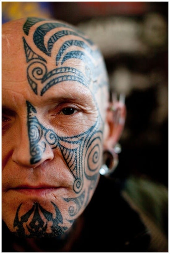 tribal tattoo on face face-tattoo-designs-3