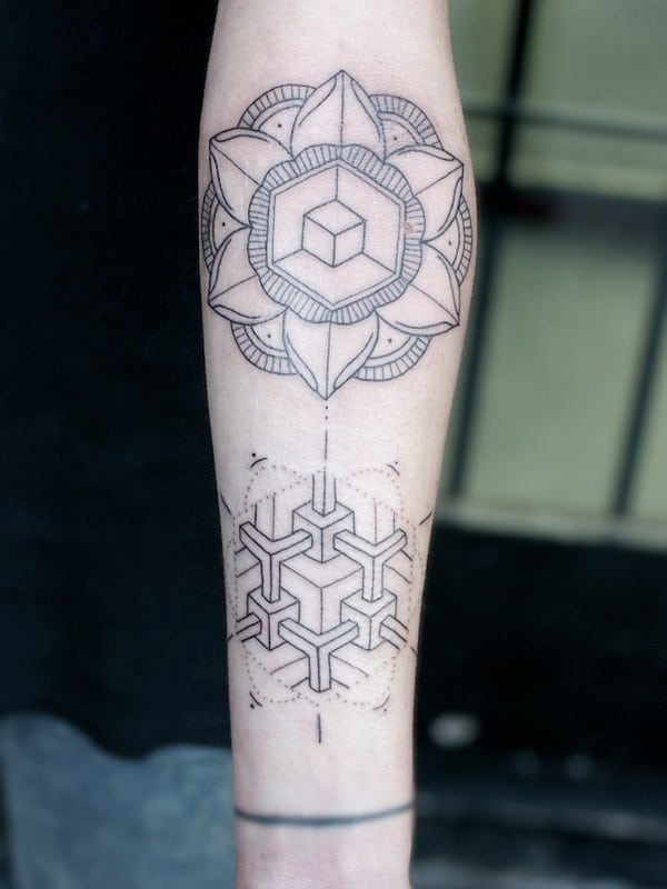 51 Geometric Forearm Tattoo Ideas  2021 Inspiration Guide