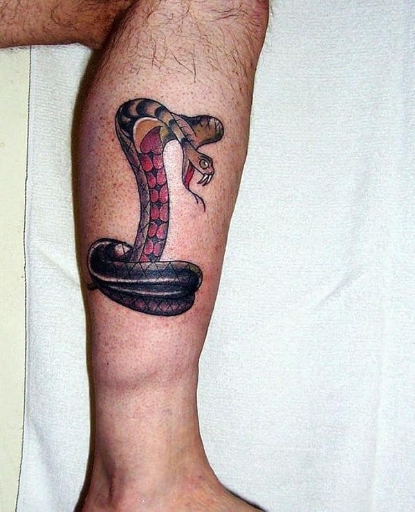 foreleg-snake-tattoo