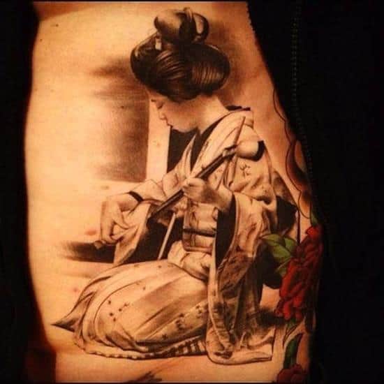 geisha-tattoos-music