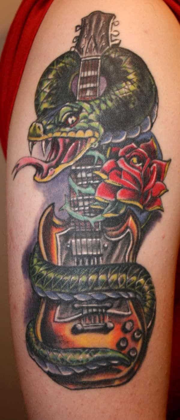 guitar-snake-rose-tattoo