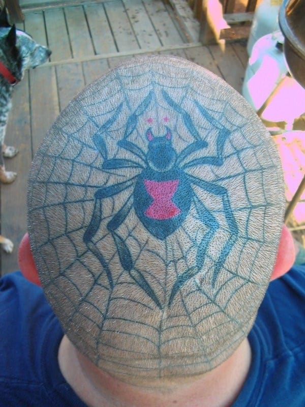 head-spider-tattoo