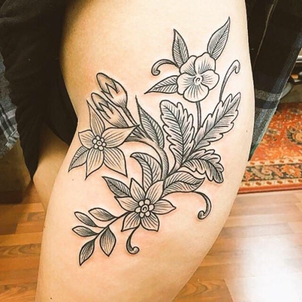 43 Gorgeous Flower Tattoos  Designs You Need in 2021  Glamour