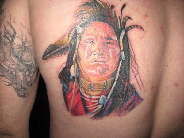 indian-warrior-tattoo