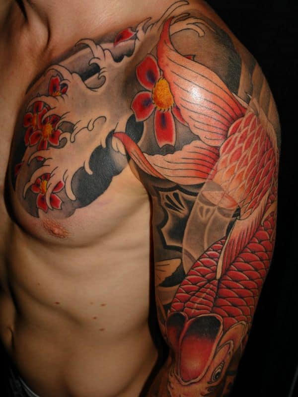 free tattoo designs koi fish