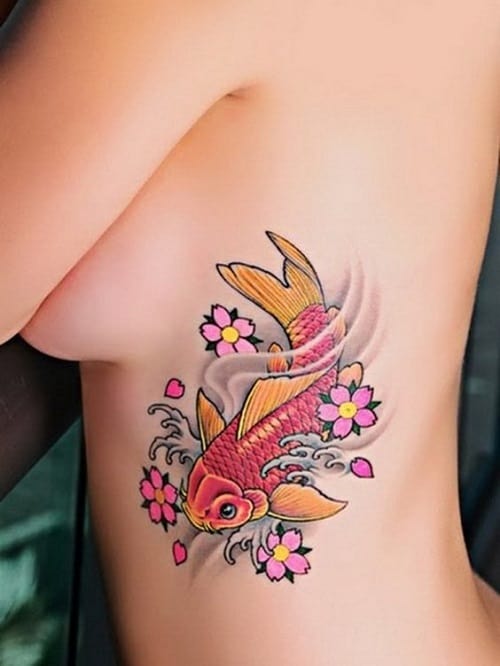 Koi Tattoo Cherry Blossom