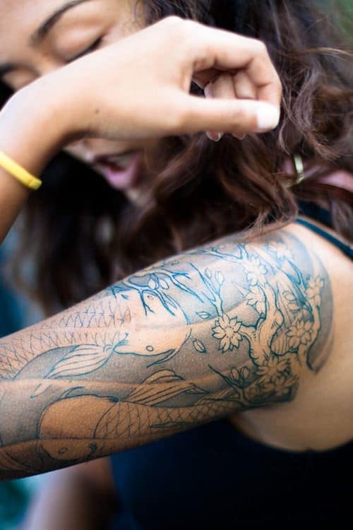 Koi Tattoo Sleeve for Women