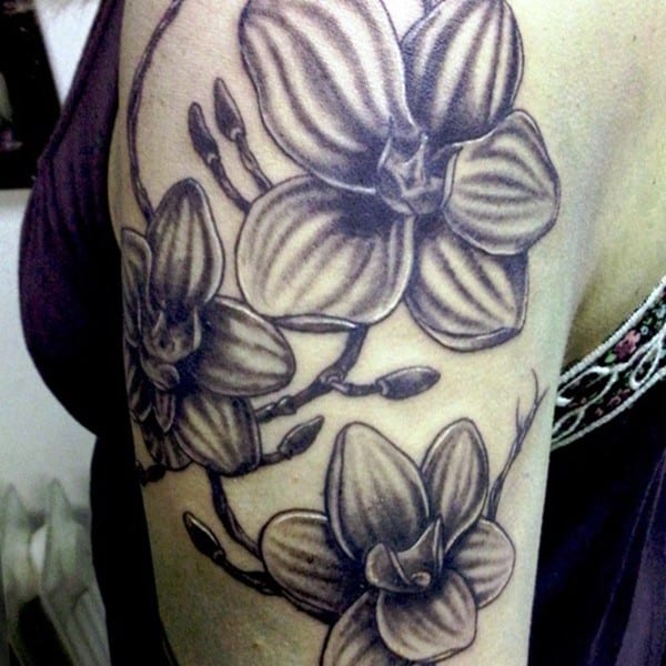 100 Pretty Orchid Tattoo Designs and Meanings