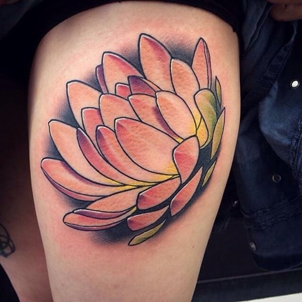 https://nextluxury.com/wp-content/uploads/Water-Lily-Tattoo/Black/Black%20Water%20Lily%20Tattoo%20-sarahthirt…  | Water lily tattoos, Lily tattoo design, Lily tattoo