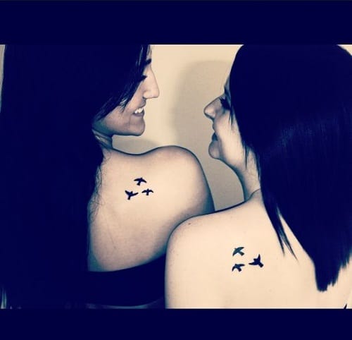 Little Birds Friendship Tattoos