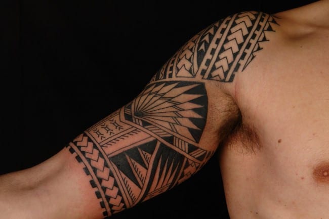 Polynesian Tattoo Symbols explained water waves