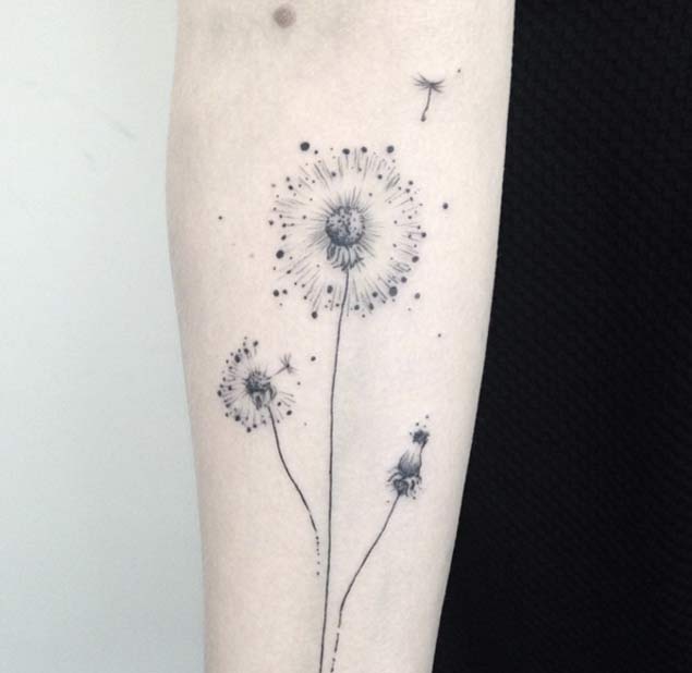 150 Enticing Dandelion Tattoos & Meanings