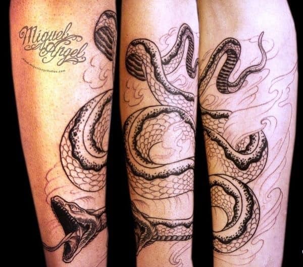 Tattoo uploaded by Valentino Dellagiacoma  Snake wrapping around the arm   Tattoodo