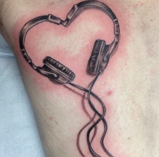 headphone in Tattoos  Search in 13M Tattoos Now  Tattoodo